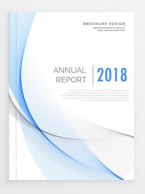 magazine cover template design, business brochure template for annual report in A4 size